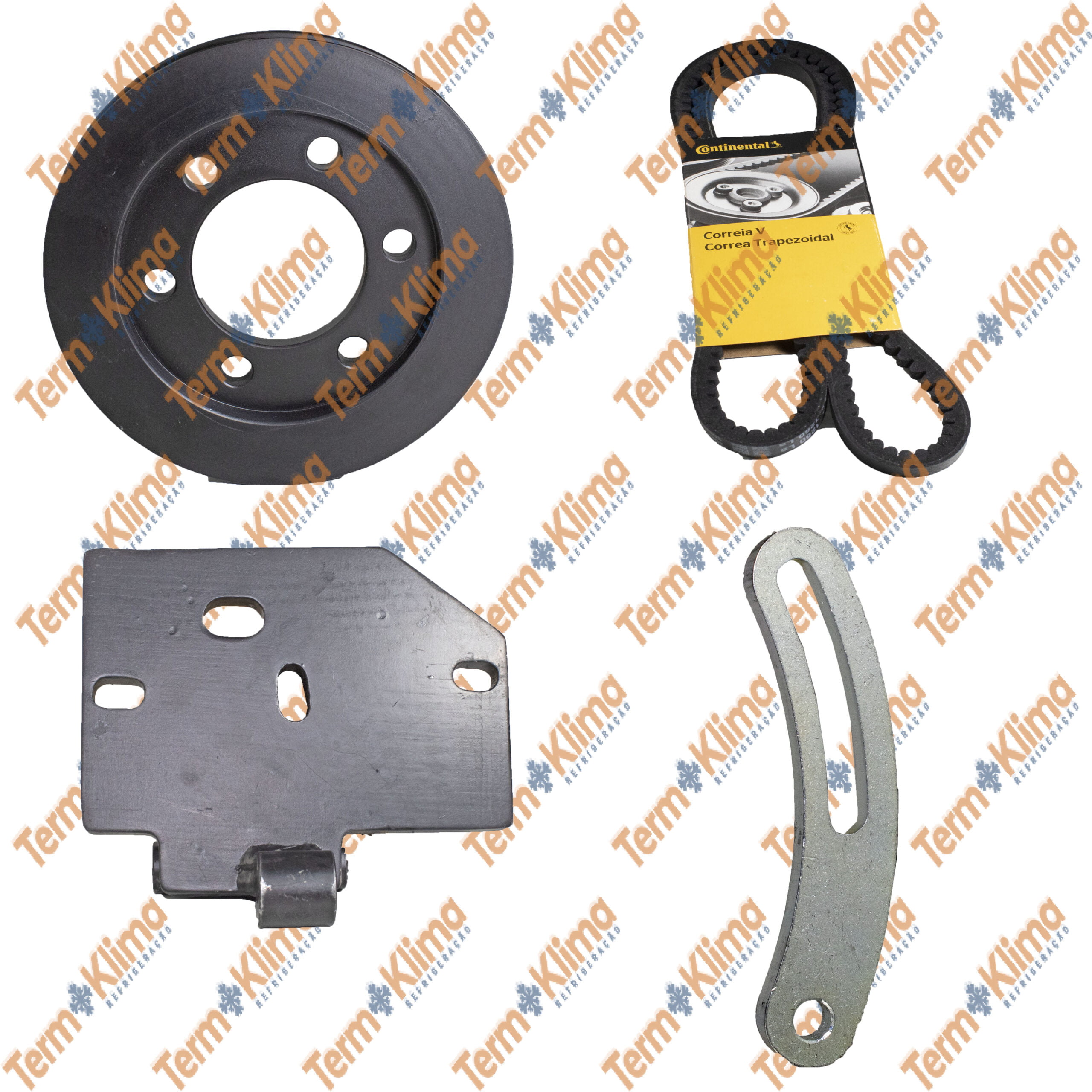 KIT/SUPORTE FORD CARGO MECANICA SANDEN - 45109
