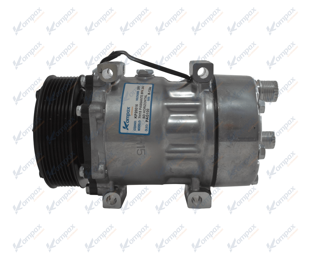 COMPRESSOR 7H15 PASSANTE 8PK 12V KOMPAX - 20016