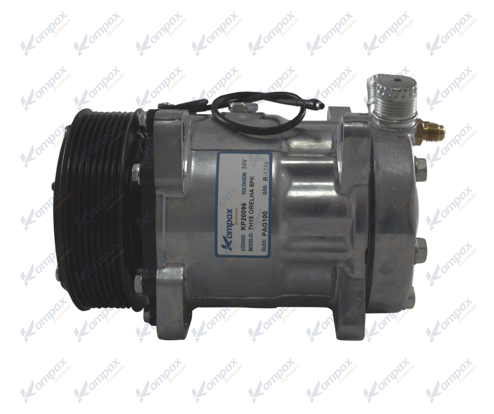 COMPRESSOR 7H15 ORELHA 8PK 24V KOMPAX - 20096