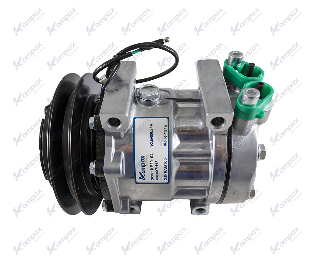 Compressor 7H13 1B 24V New Holland - Case - Kompax - 20104