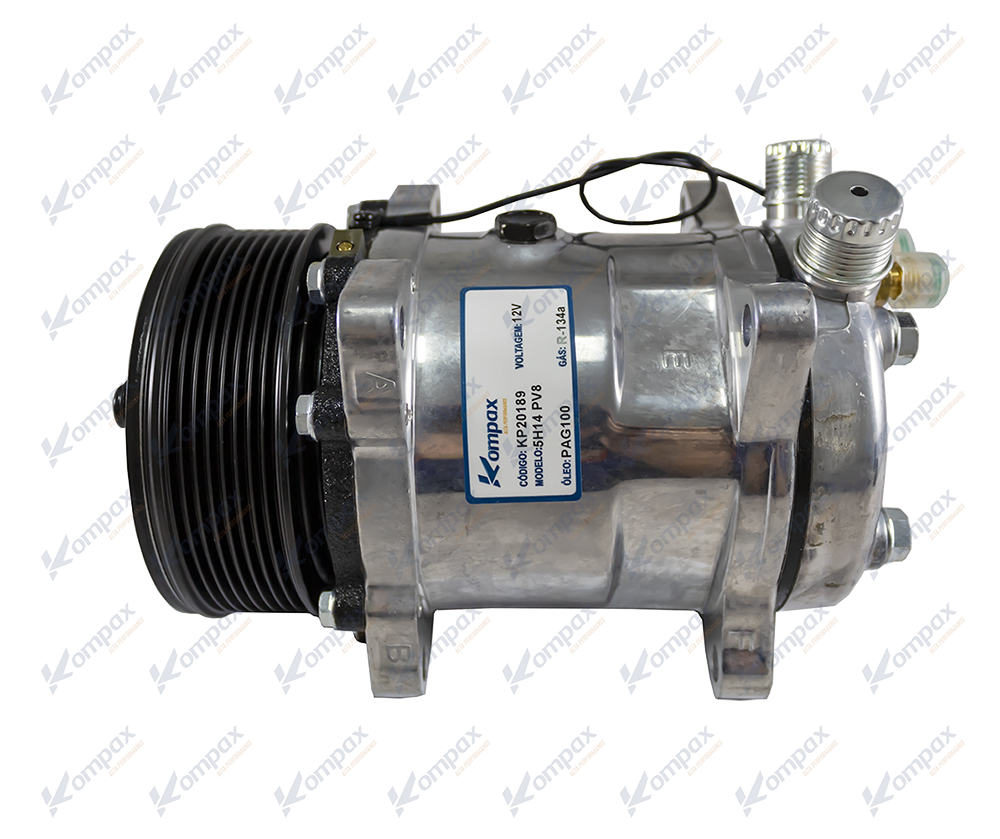 Compressor 5H14 8PK 12V Kompax - 20189