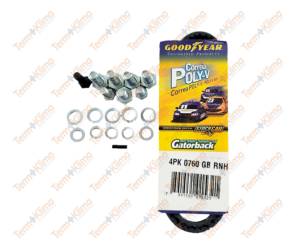 KIT DE FIXAÇÃO COMPRESSOR CORSA CELTA POLIA 10P08 - ACA - 45006
