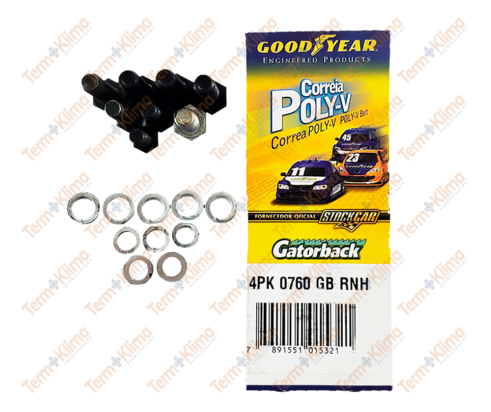 KIT DE FIXAÇÃO COMPRESSOR CORSA CELTA POLIA - ACA - 45029
