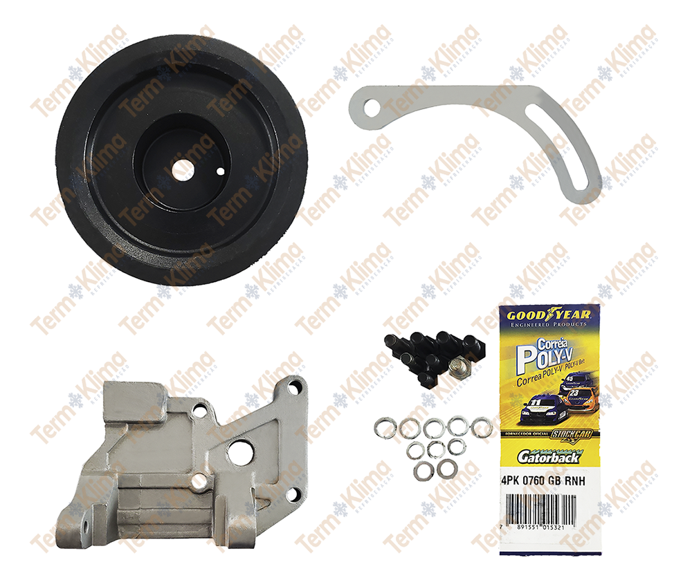 KIT DE FIXAÇÃO COMPRESSOR CORSA CELTA POLIA - ACA - 45029