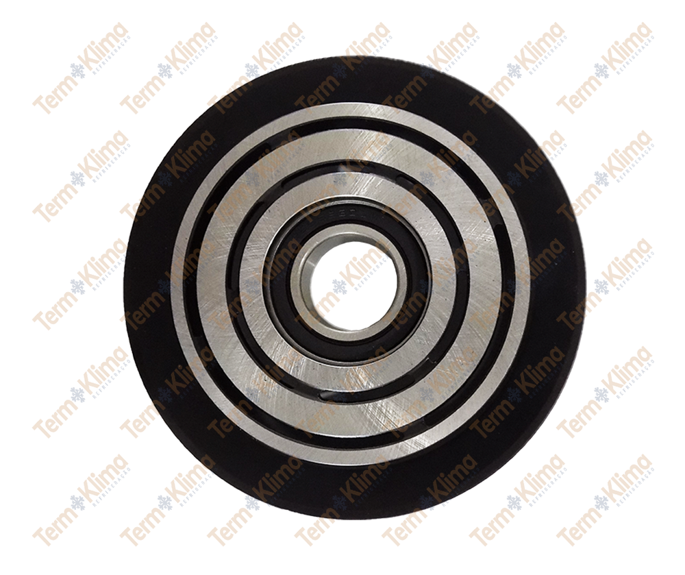 POLIA DO COMPRESSOR HALLA H515 FORD FIESTA / KA / ECOSPORT - DENSUL - 51036