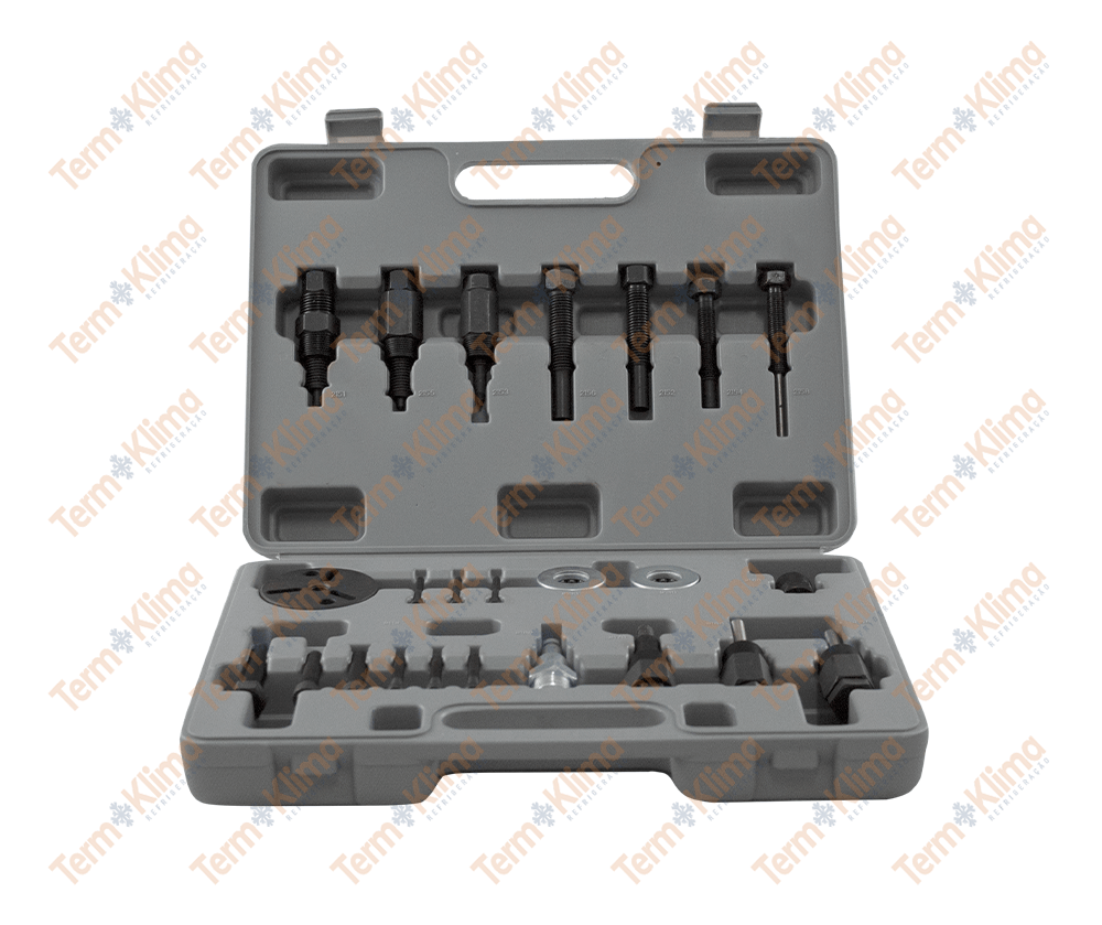 KIT DE FERRAMENTA SACA ESPELHO-CUBO 25 PEÇAS MALETA - DENSUL - 70077
