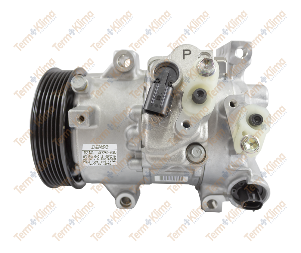 COMPRESSOR TSE14C TOYOTA COROLLA VÁLVULA E SENSOR - 20015