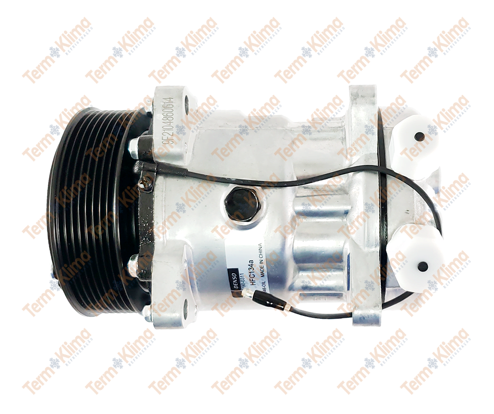 COMPRESSOR 7H15 ORELHA 8PK 12V SAÍDA VERTICAL DENSO - 20202