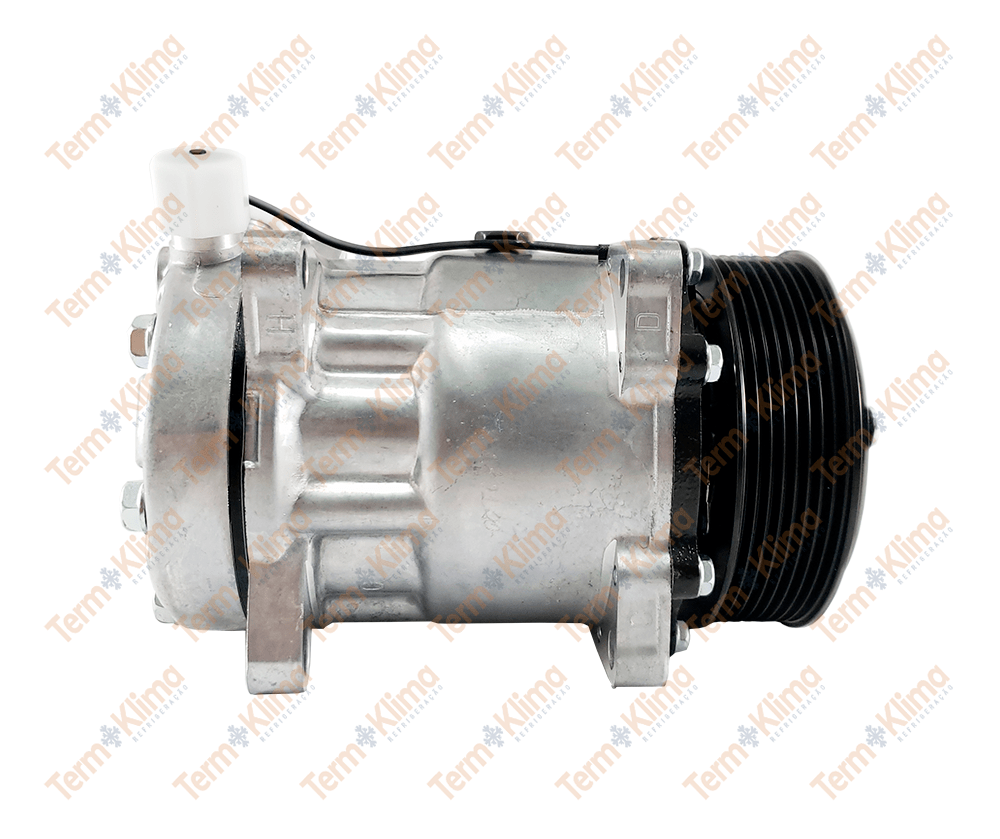 COMPRESSOR 7H15 ORELHA 8PK 12V SAÍDA VERTICAL DENSO - 20202