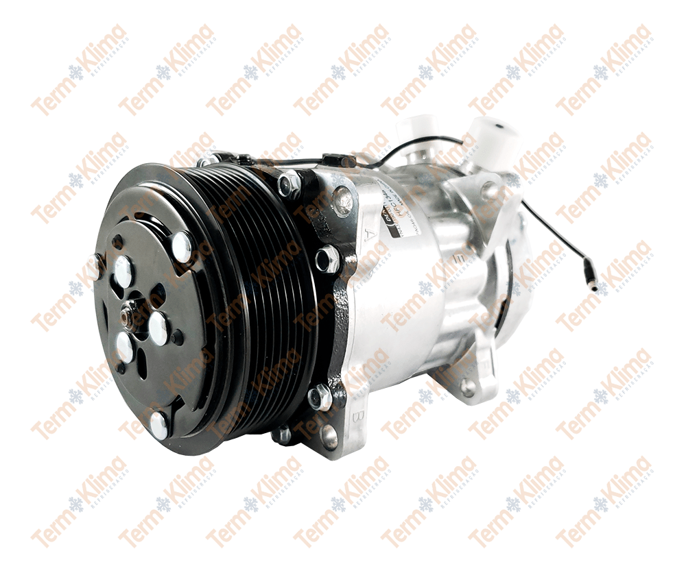 COMPRESSOR 7H15 ORELHA 8PK 12V SAÍDA VERTICAL DENSO - 20202