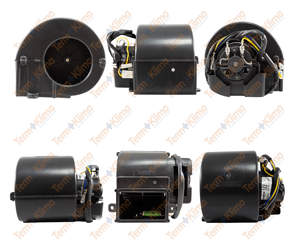 ELETROVENTILADOR - MOTOR VENTILADOR RADIAL DEFROSTER 3 VELOCIDADE 12V - IMOBRAS - 34047