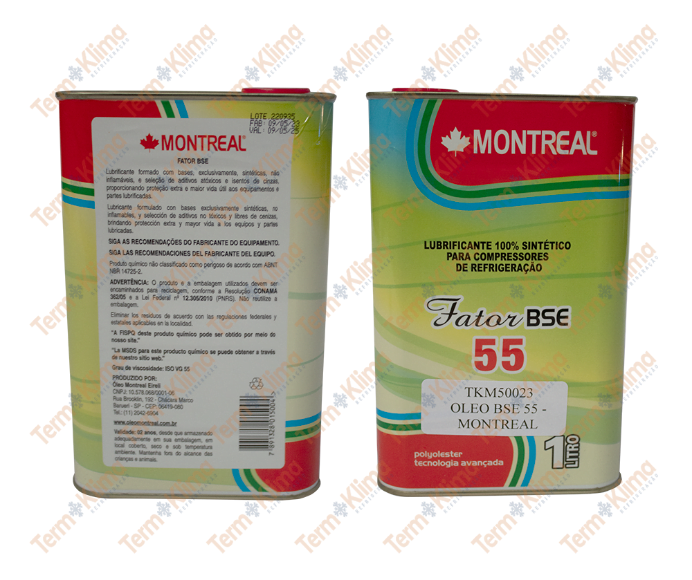 ÓLEO BSE 55 1LITRO MONTREAL - 50023