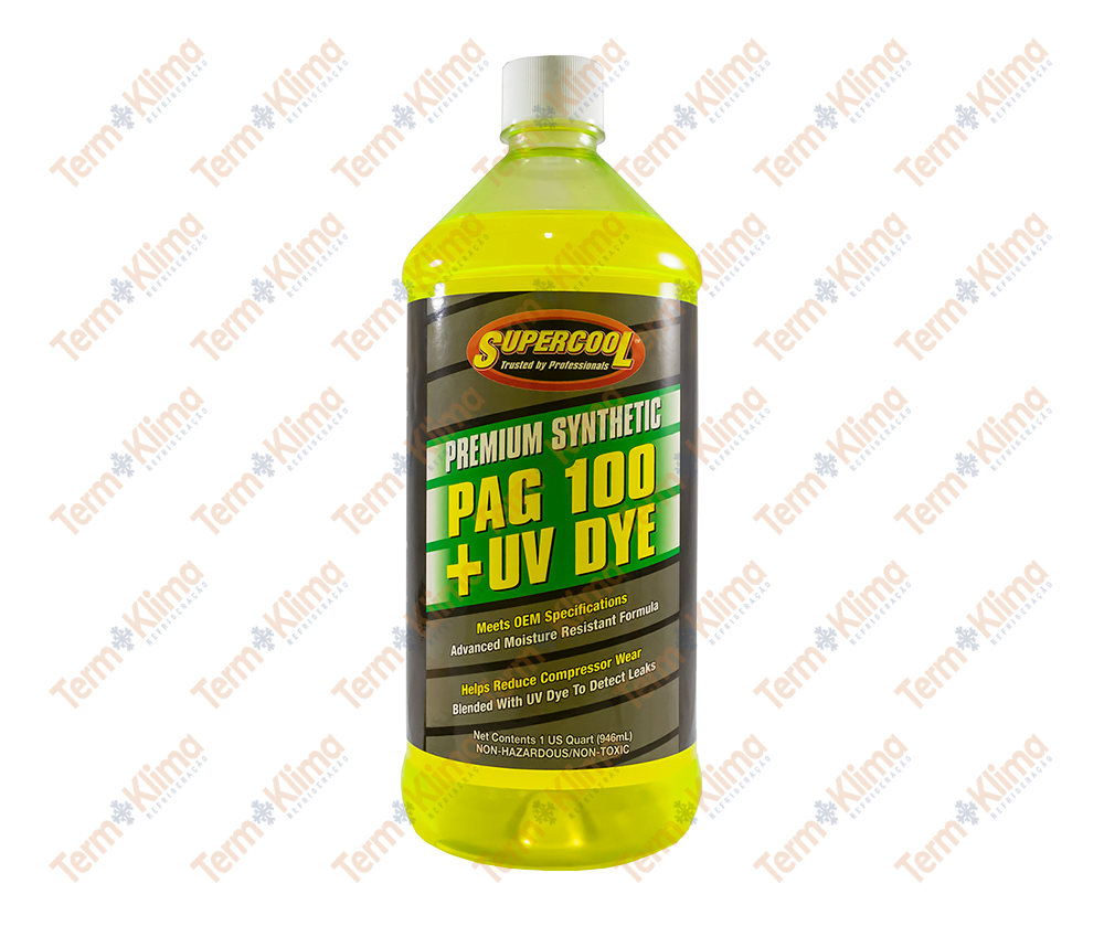 ÓLEO LUBRIFICANTE SUPERCOOL PAG100 UV 946ML - REFRIJET - 50006