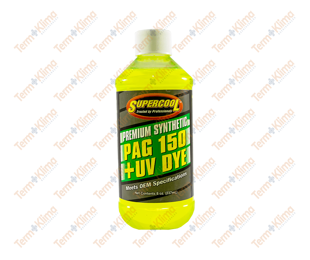 ÓLEO LUBRIFICANTE SUPERCOOL PAG150 UV 237ML - REFRIJET - 50015