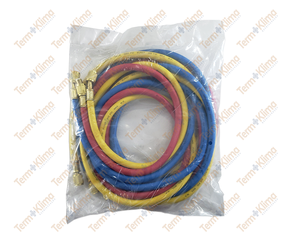 MANOMETRO R134 COM MANGUEIRAS 2/5M- REFRIJET - 70027