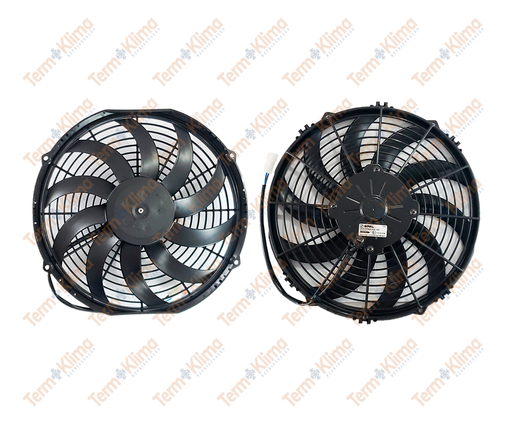 ELETROVENTILADOR SPAL 12 12V VA10 - AP50-C615 - REFIJET - 34032