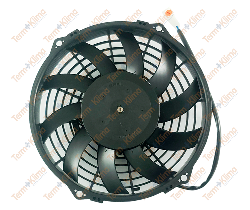 ELETROVENTILADOR SPAL-9 12V VA SOPRANTE - REFIJET - 34036
