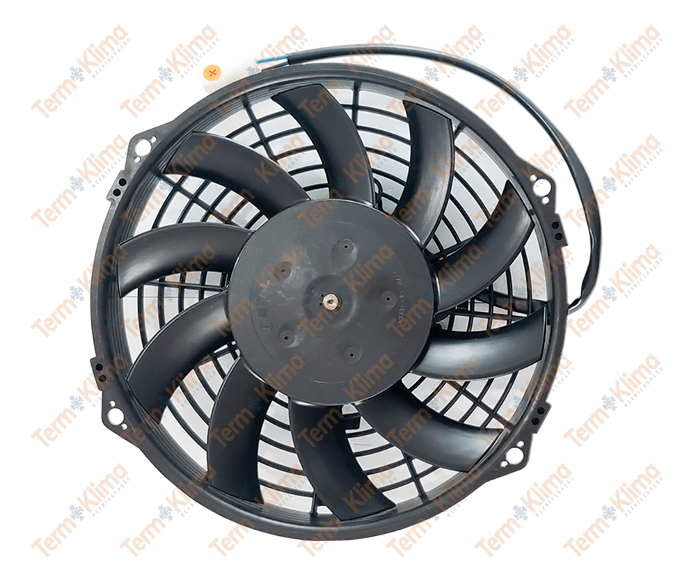 ELETROVENTILADOR SPAL 9 12V - ASPIRANTE - REFIJET - 34037