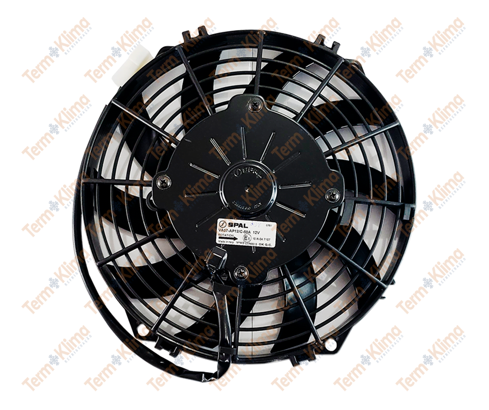 ELETROVENTILADOR SPAL 9 12V - ASPIRANTE - REFIJET - 34037