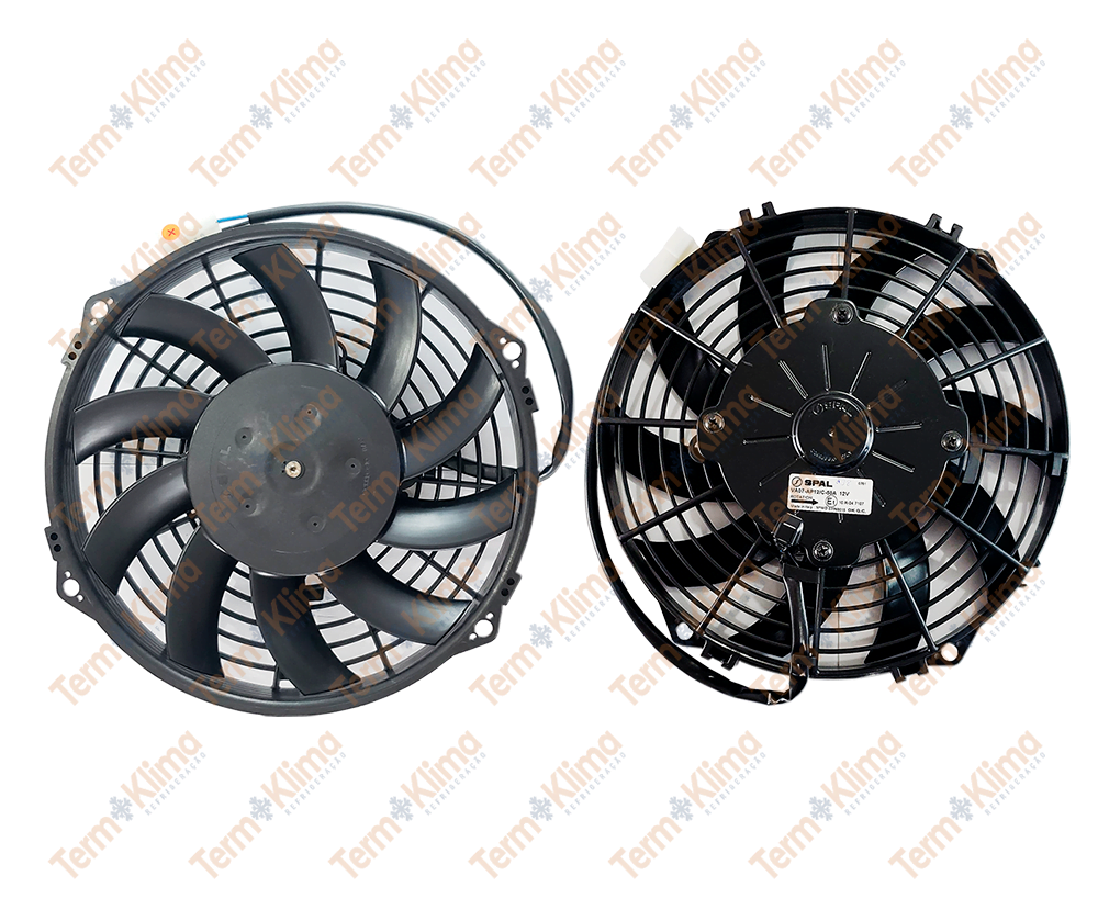 ELETROVENTILADOR SPAL 9 12V - ASPIRANTE - REFIJET - 34037