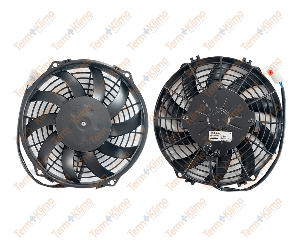 ELETROVENTILADOR SPAL 9 24V SOPRANTE - REFIJET - 34038