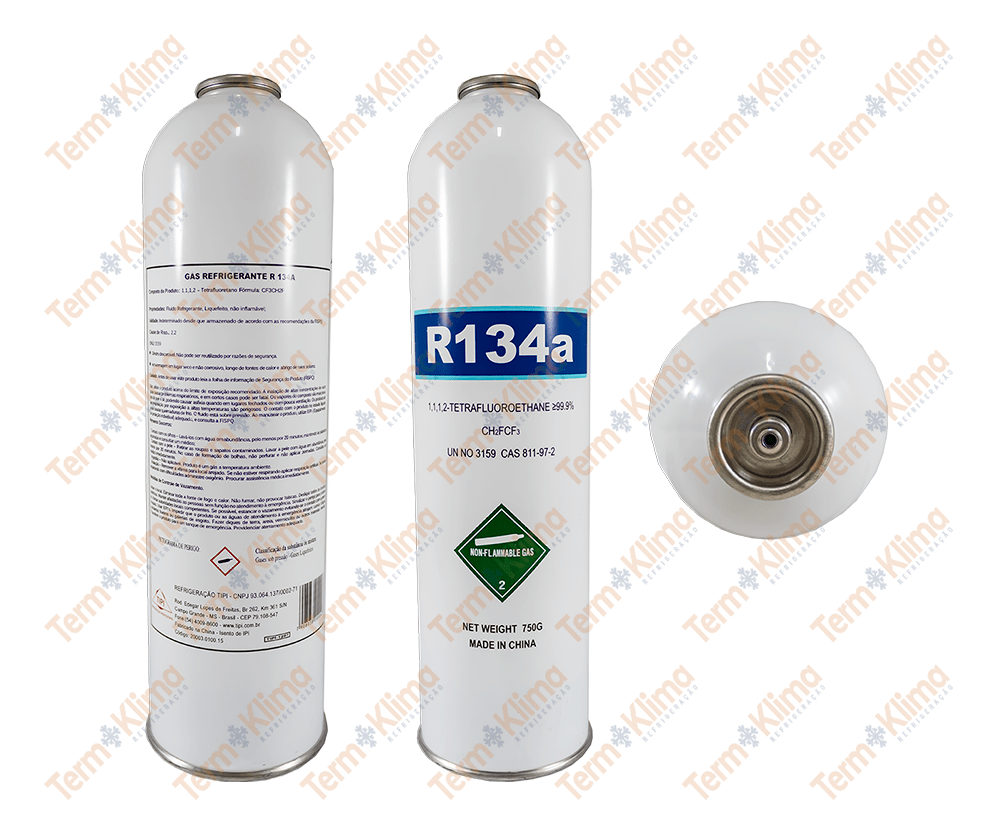 GÁS REFRIGERANTE R134a LATA 750g - TIPI REFRIGERAÇÃO - 70208