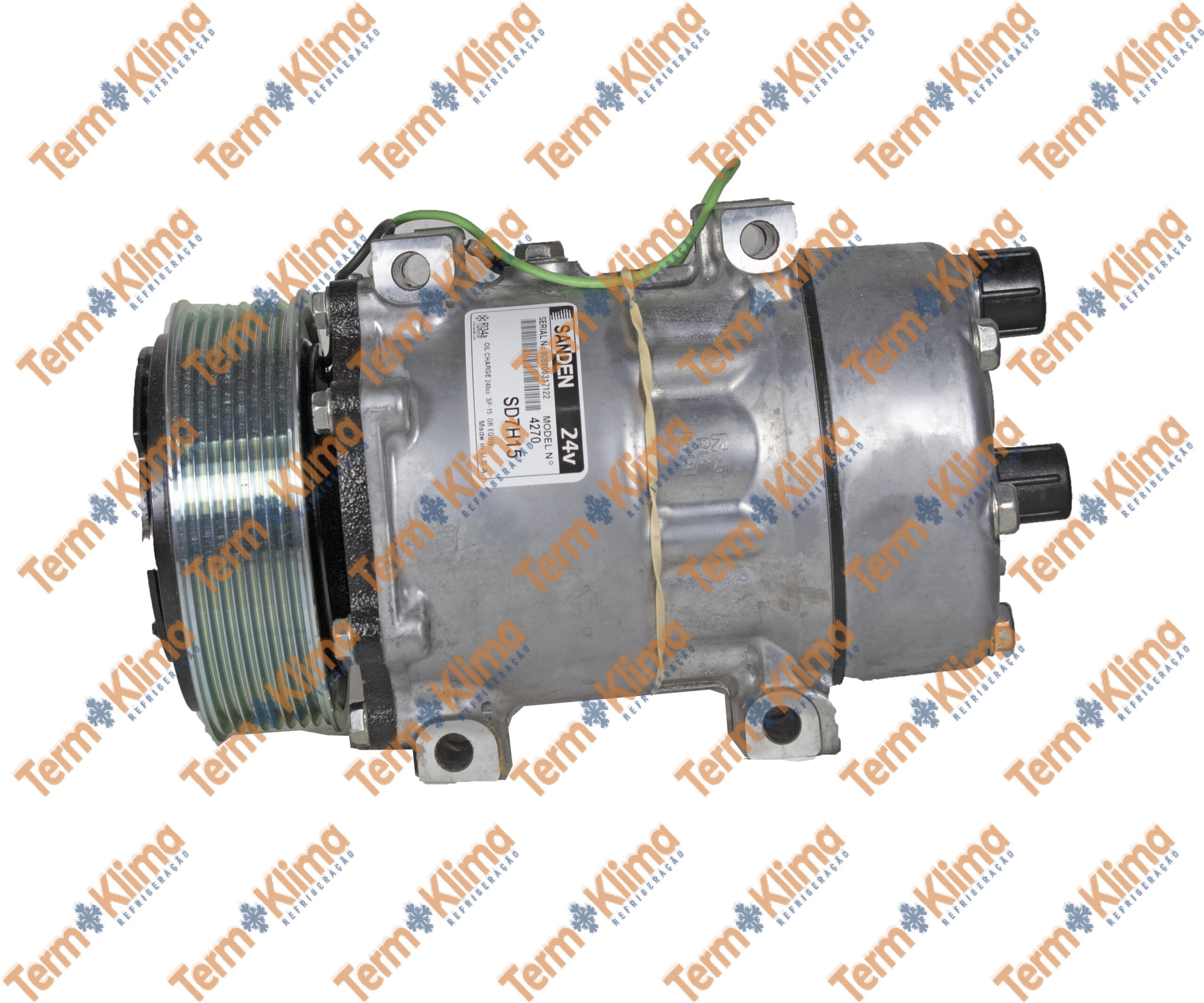 COMPRESSOR 7H15 PASSANTE 8PK 24V 119MM - 20052