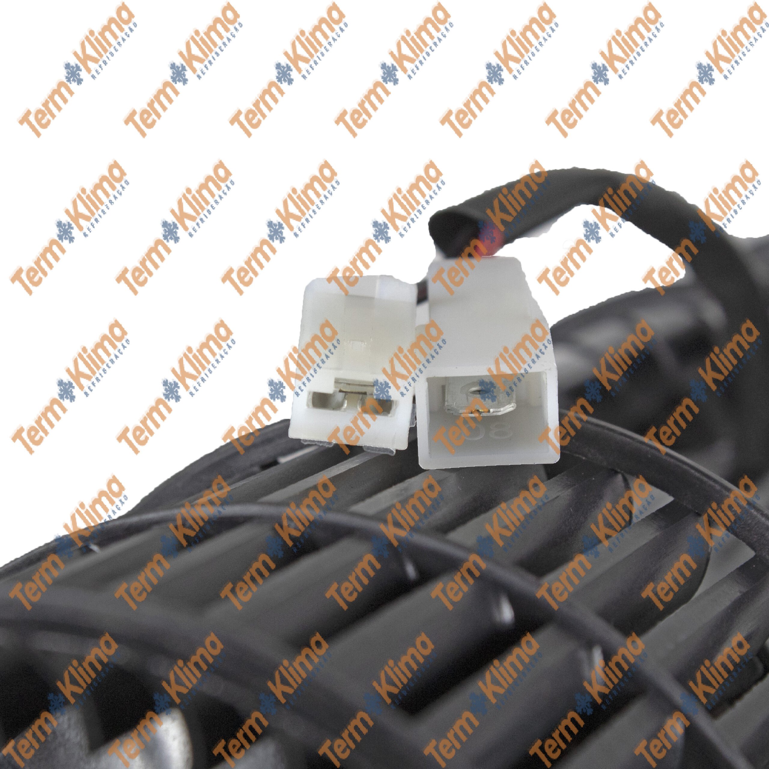 ELETROVENTLADOR EIXO DUPLO12V COMM CARCAÇA - 34056