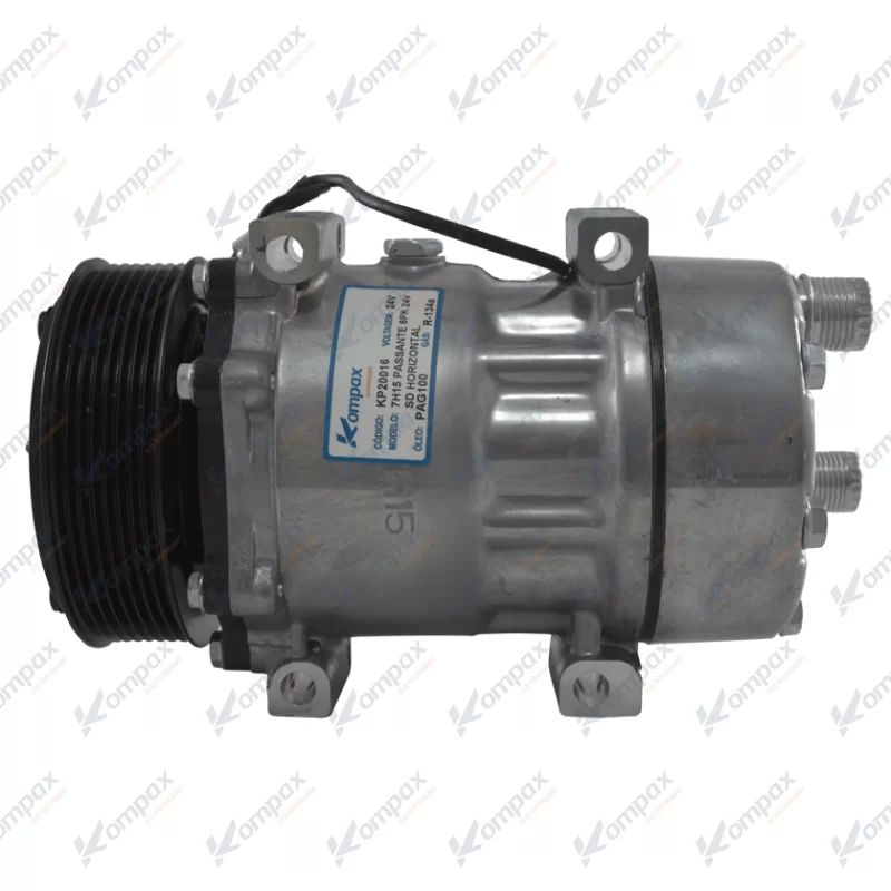 COMPRESSOR 7H15 PASSANTE 8PK 12V KOMPAX - 20016