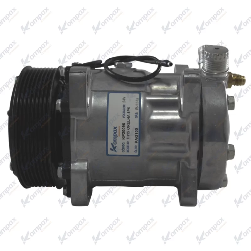 COMPRESSOR 7H15 ORELHA 8PK 24V KOMPAX - 20096