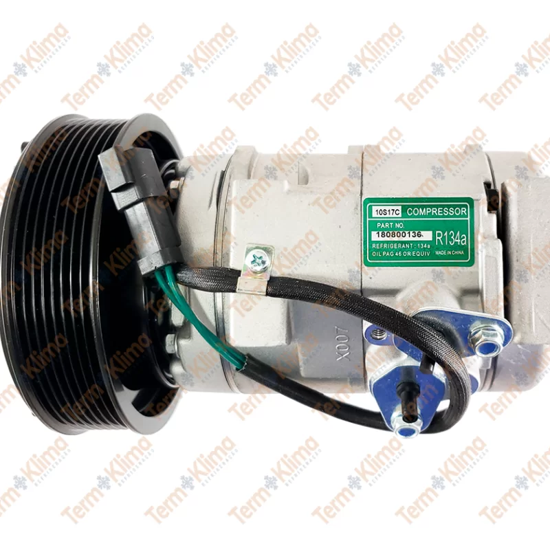COMPRESSOR CATERPILLAR 10S17 POLIA 8PK 24V - 20091