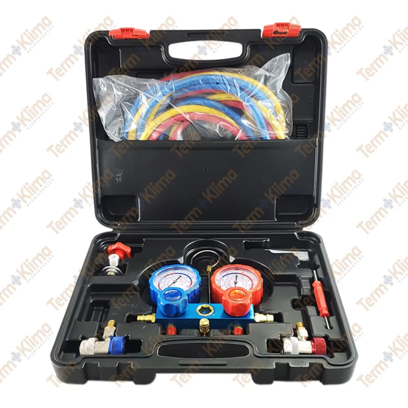 MANOMETRO R134 COM MANGUEIRAS 2/5M- REFRIJET - 70027