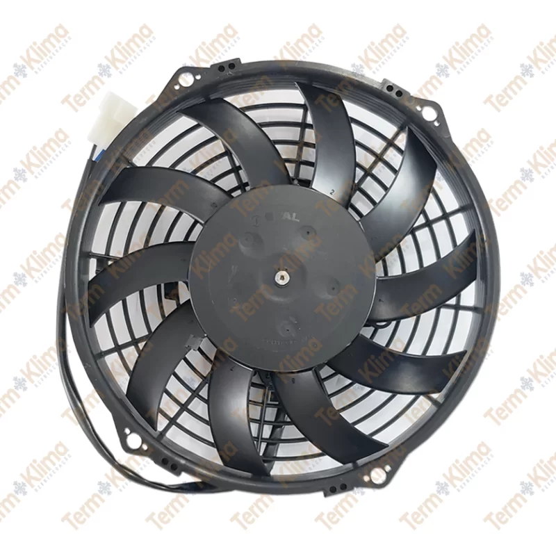 ELETROVENTILADOR SPAL 9 24V SOPRANTE - REFIJET - 34038